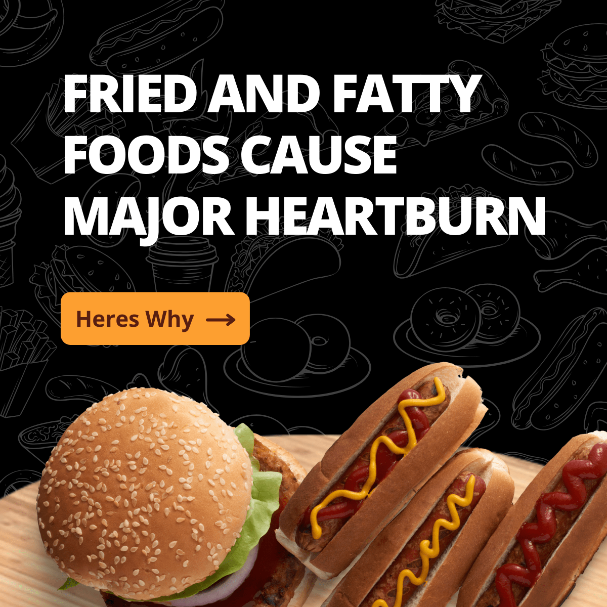 foods that trigger acid reflux fatty foods image