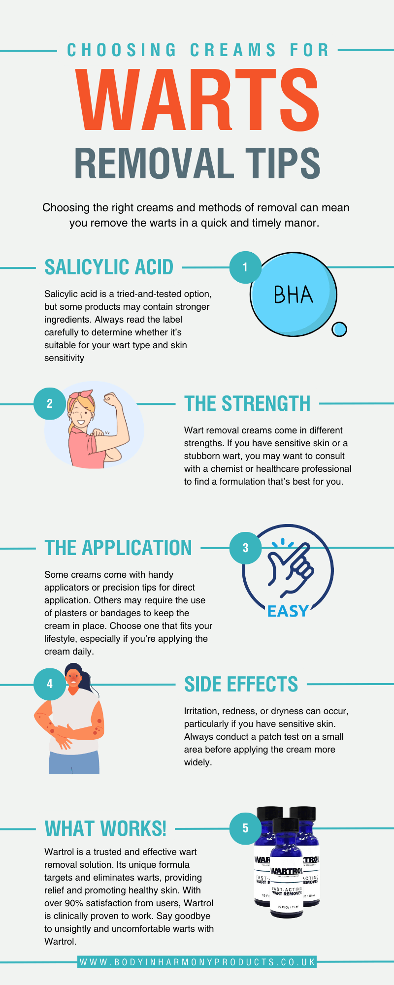 wart removal creams
