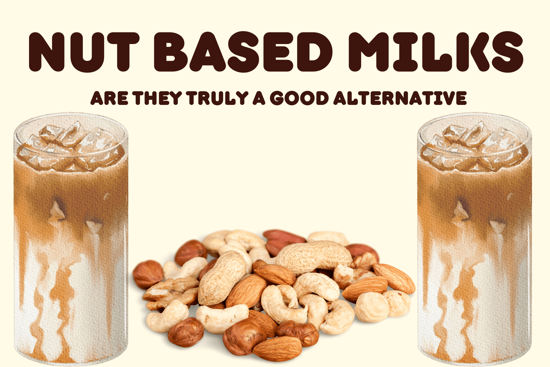 Nut based milks