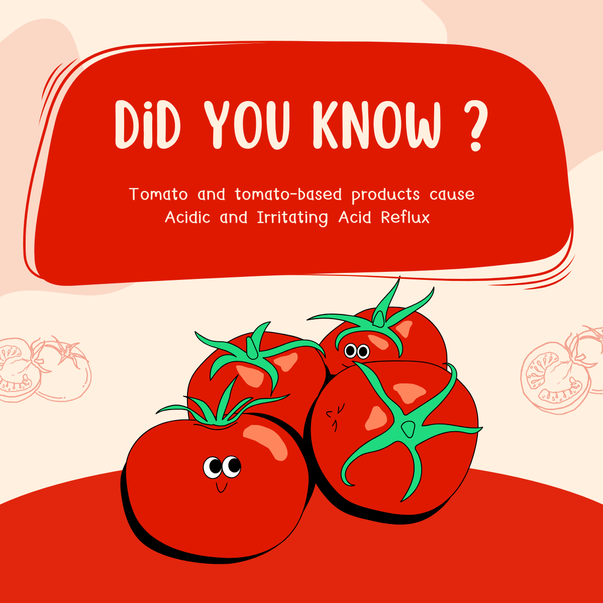tomato and tomato-based products cause acid reflux