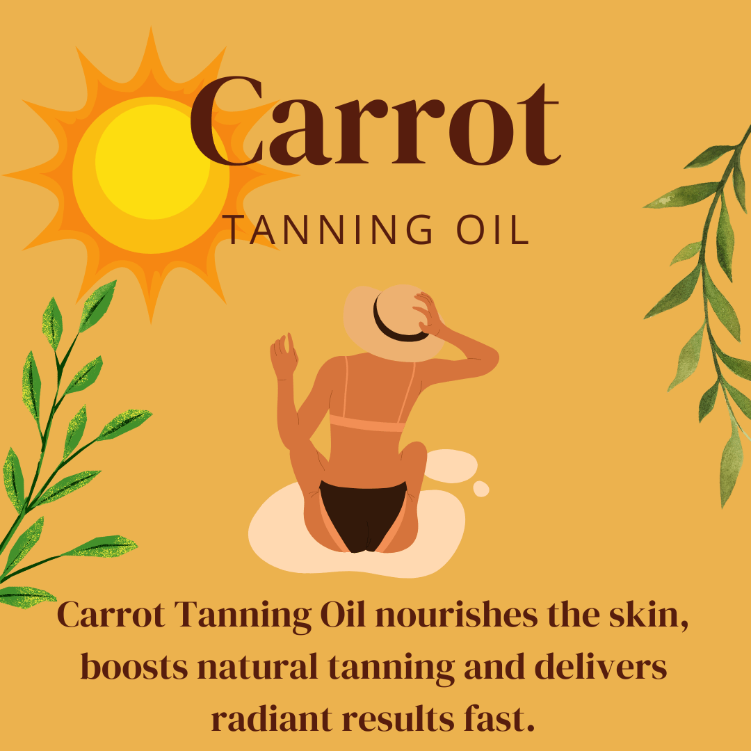 Carrot Tanning Oil: Glow Naturally with Plant Power