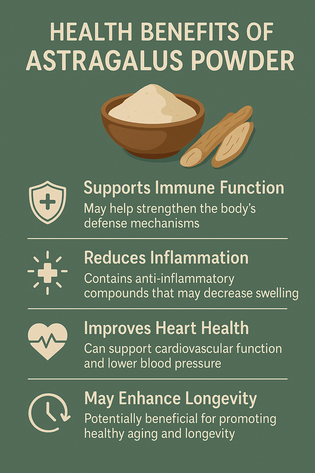 Astragalus Powder: Boost Immunity and Energy Naturally