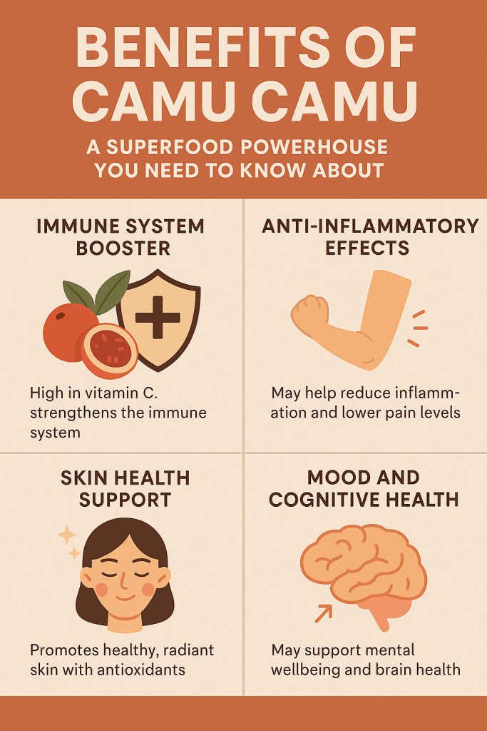 Discover the amazing benefits of camu camu. Boost your immunity, protect your skin, and support better wellbeing with this powerful Amazonian superfood.