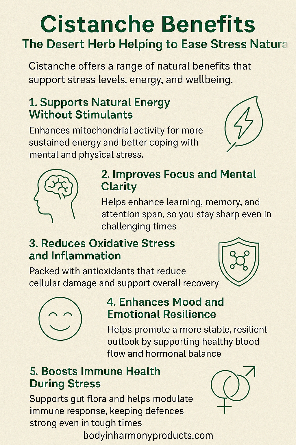 Cistanche Benefits: for Stress, Energy and Mood Support