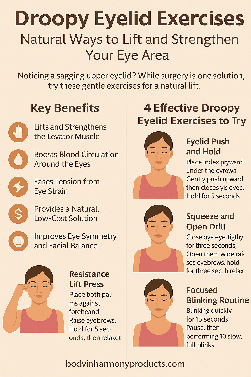 Droopy Eyelid Exercises to Naturally Lift and Support Eye Health