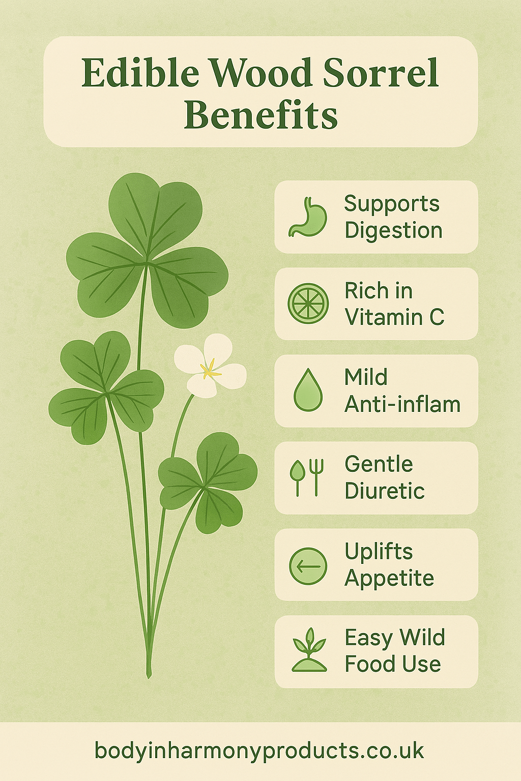 Edible Wood Sorrel Benefits for Digestion and Wild Wellness