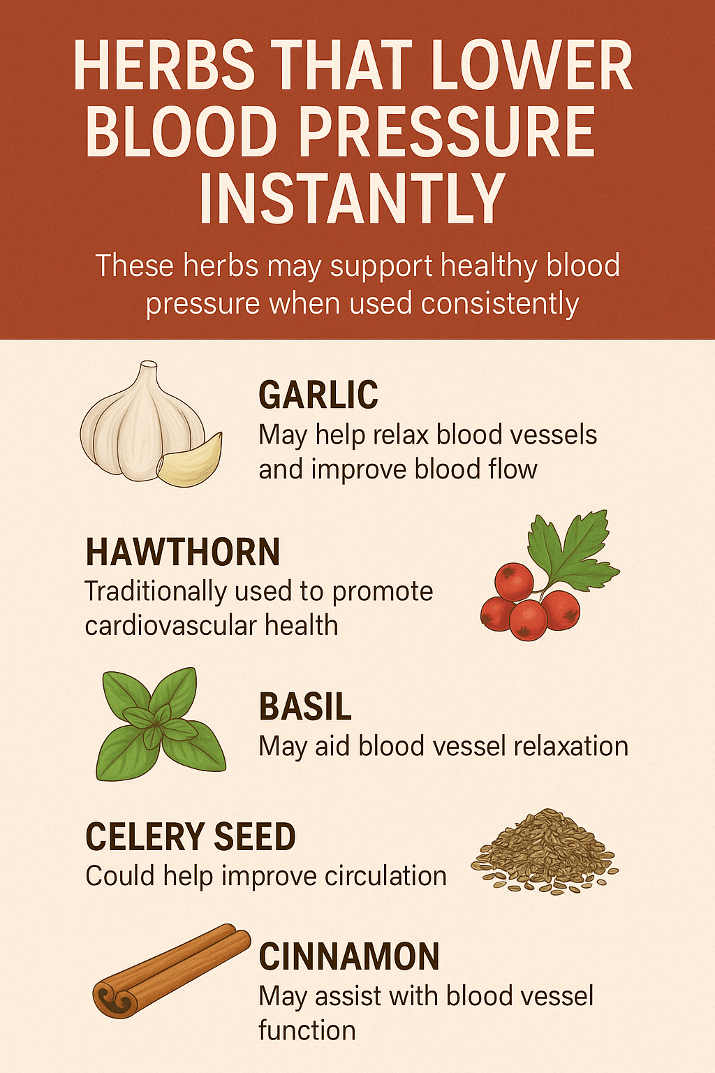 Herbs That Lower Blood Pressure Instantly | Natural Heart Support