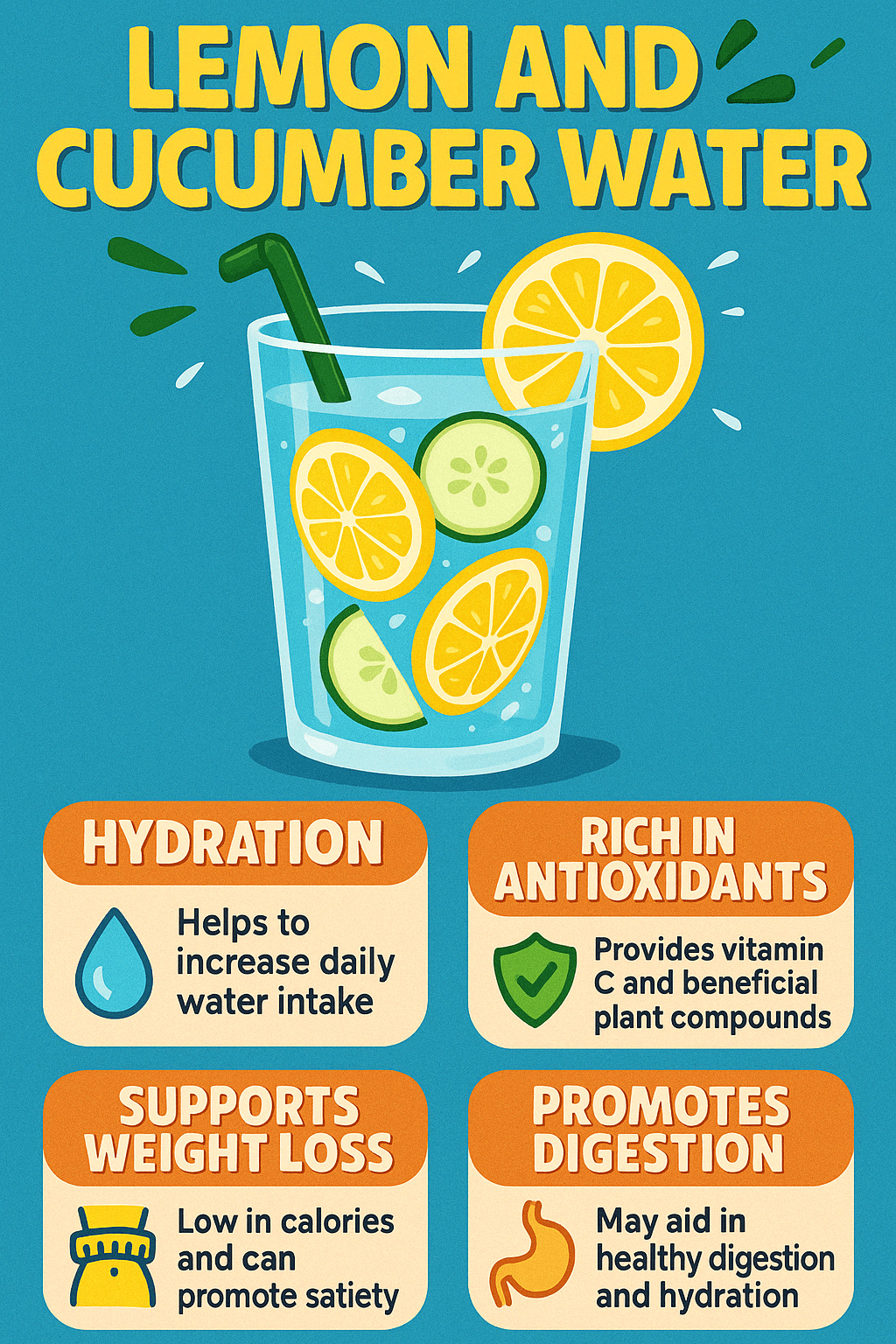 Lemon and Cucumber Water: Natural Health Boost