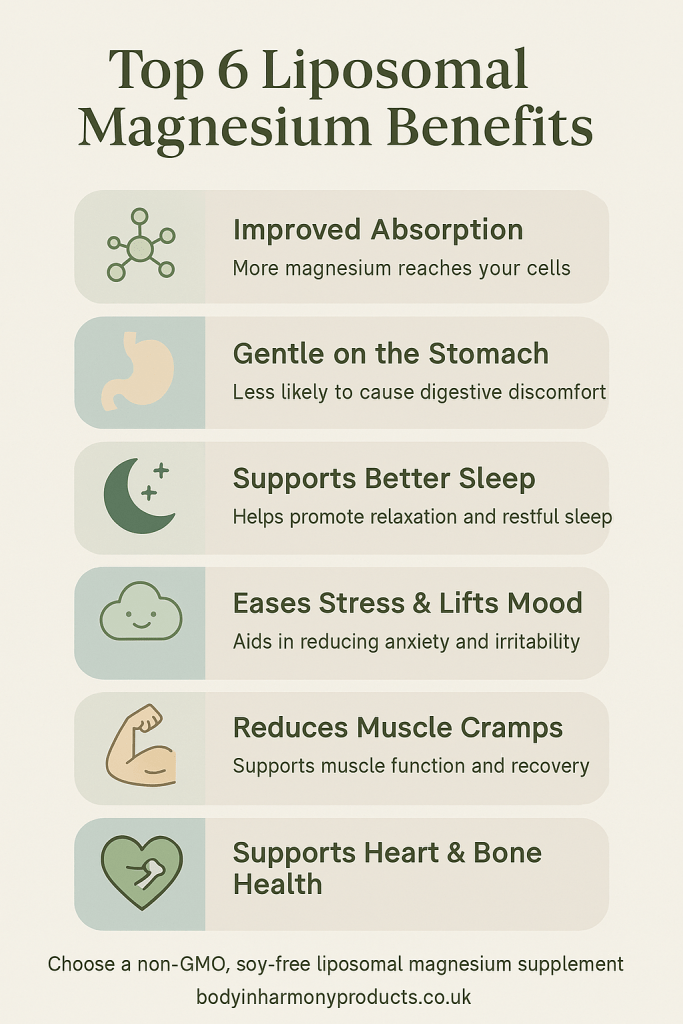 Struggling with stress, sleep or cramps? Discover the liposomal magnesium benefits that could transform your health — naturally and effectively.