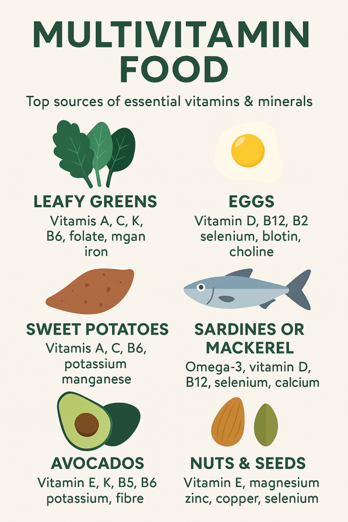 Explore multivitamin food options that fuel your body naturally. No pills, just real nutrients from whole foods that support your daily needs