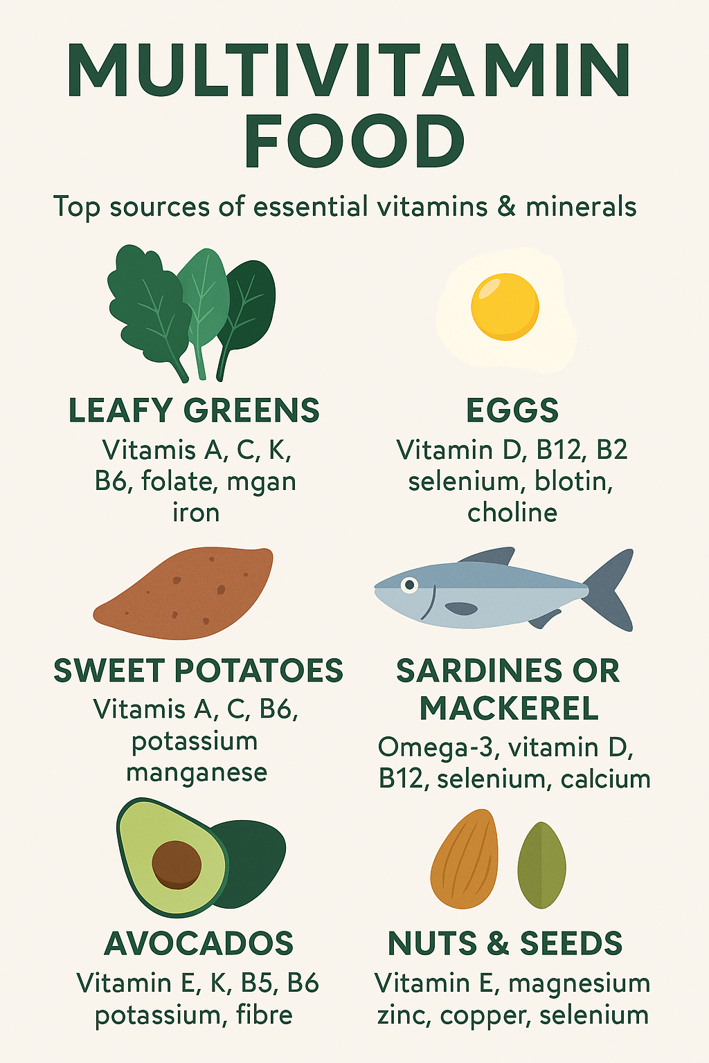Multivitamin Food: Real Nutrition from Whole Foods