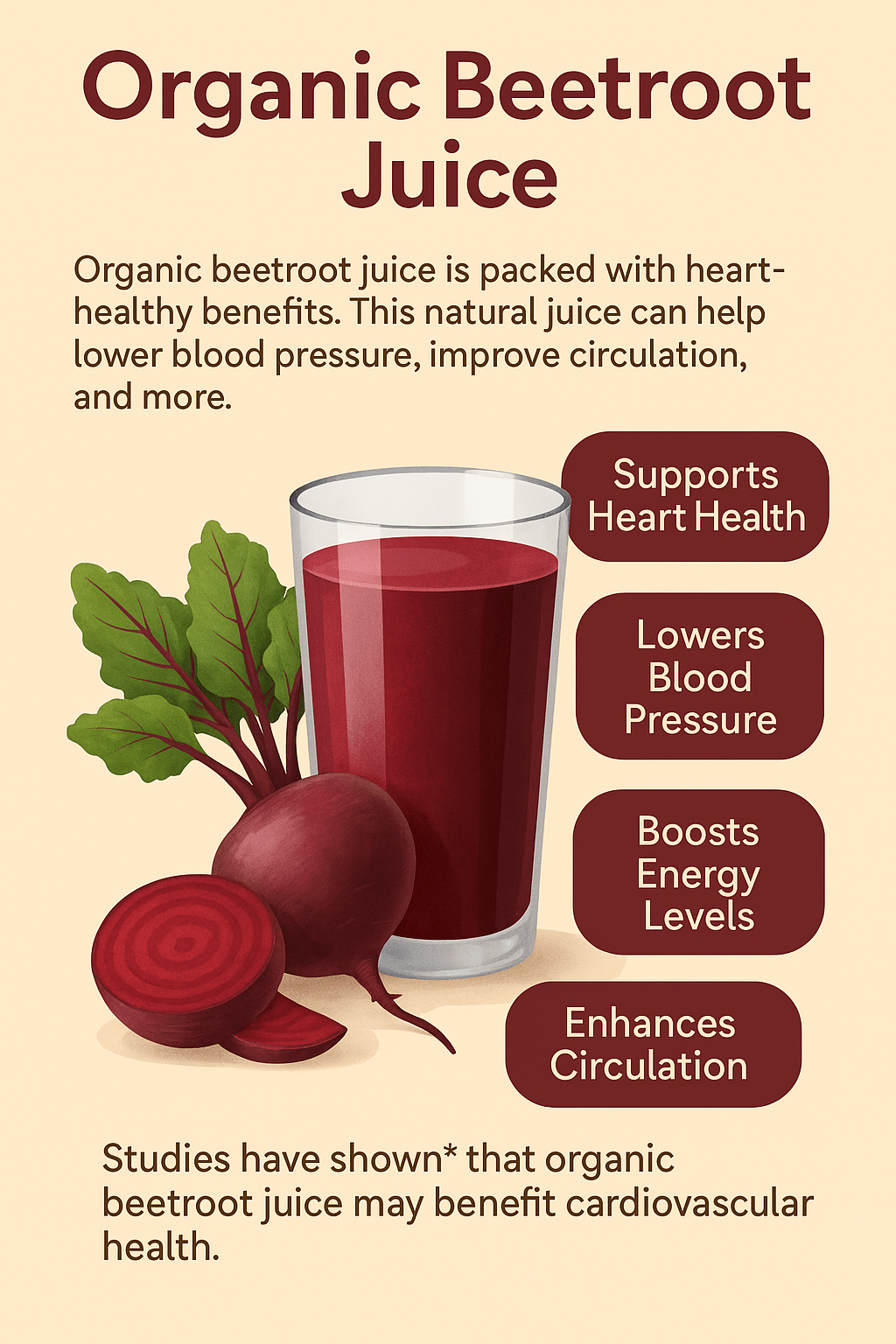 Organic Beetroot Juice: Heart Health Backed by Nature