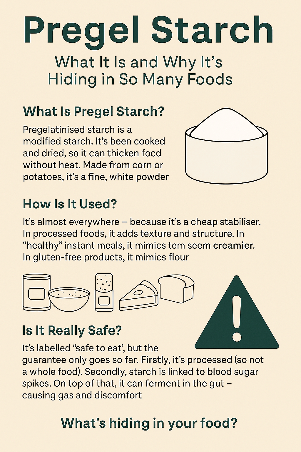 Pregel Starch: The Hidden Additive Lurking in Your Food
