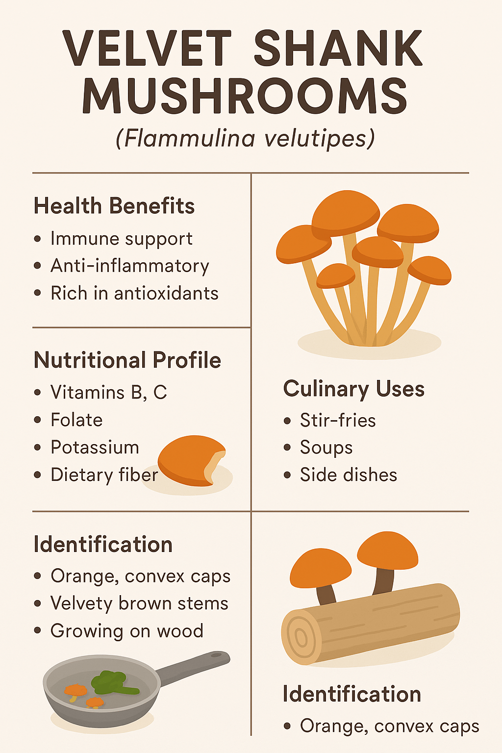 Velvet Shank Mushrooms: Benefits, Uses & Immune Support
