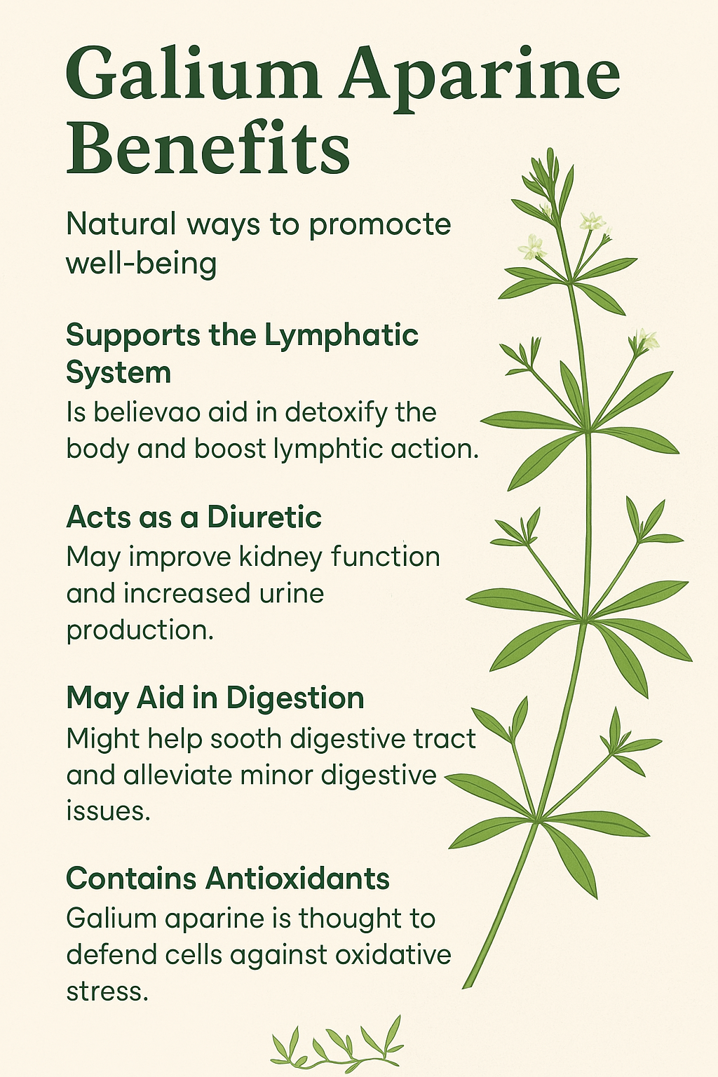Galium Aparine Benefits: The Wild Herb That Clears From Within