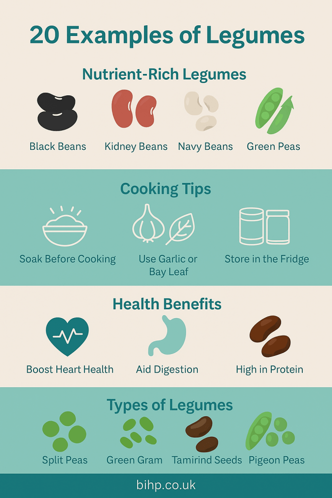 Discover 20 examples of legumes rich in protein, fibre and minerals. Learn tasty, budget‑friendly ways to include them in your meals. Read On