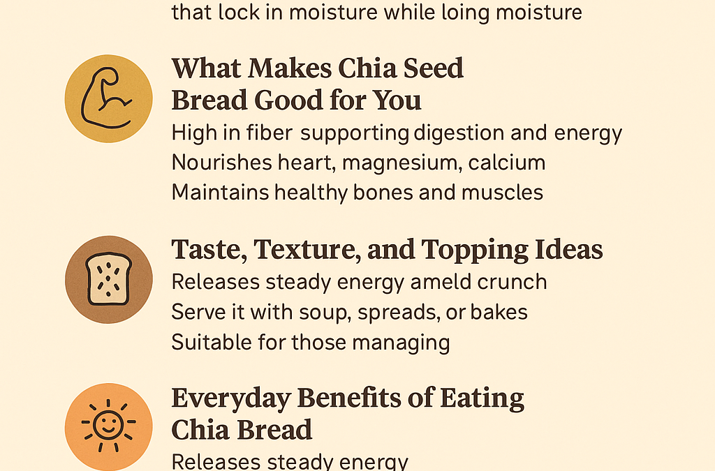 Chia Seed Bread – High Fibre, Heart-Healthy & Protein-Rich