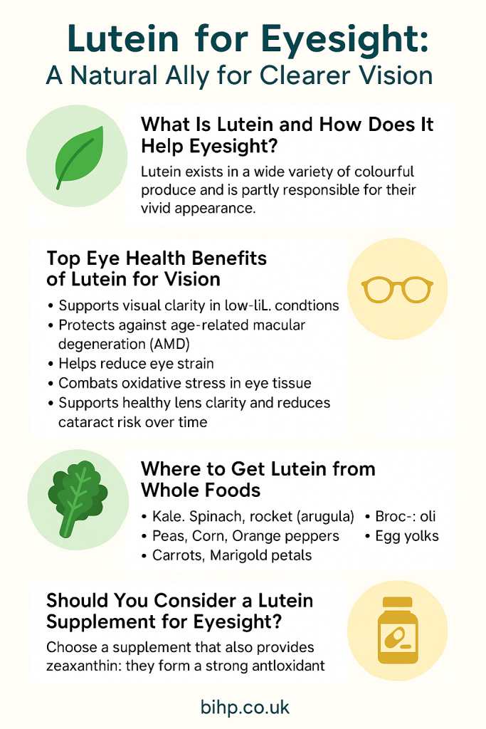 Discover how lutein supports eyesight, protects against vision loss, and which foods are richest in this essential eye nutrient.