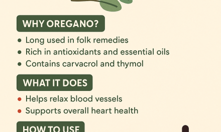 Oregano Herb for Blood Pressure: Natural benefits.