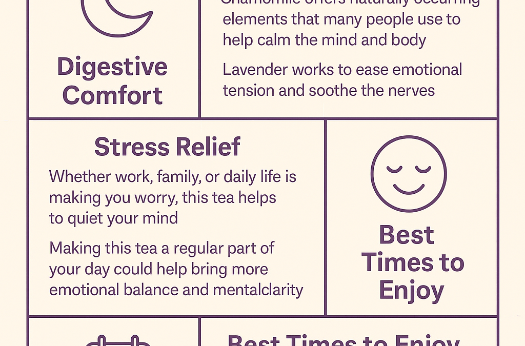 lavender and chamomile tea-a natural blend for calm and sleep