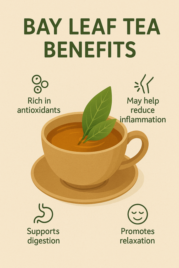 Bay leaf tea benefits include better digestion, stress relief, and immune support. Discover 10 reasons to enjoy this herbal drink daily.