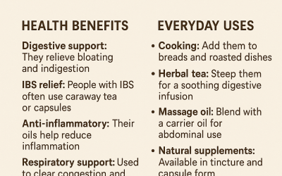 Caraway Seeds: Benefits, Traditional Uses & Precaution