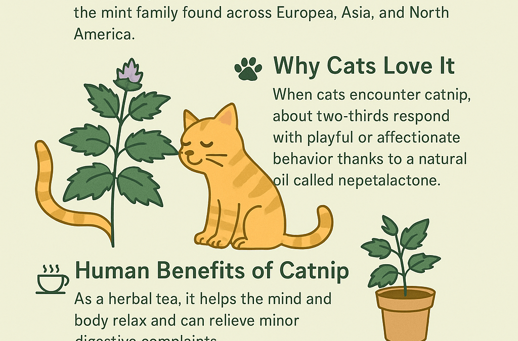 Catnip: Surprising Benefits for You and Your Cats stress level