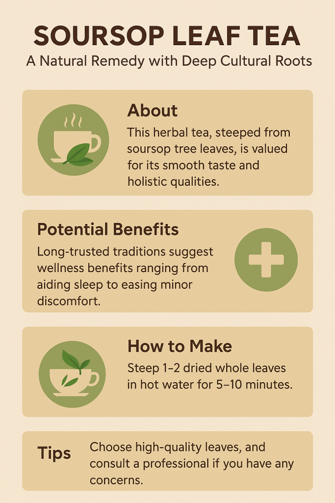 Curious about soursop leaf tea? Discover the soothing benefits, honest pros and cons, and how to brew this tropical herbal tea at home.