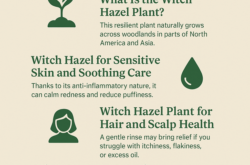 Witch Hazel Plant Benefits for Skin, Scalp and Swelling