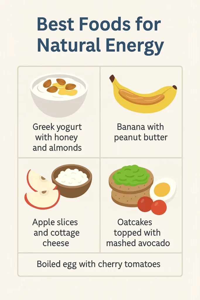Discover the best food for natural energy to boost your focus and fight fatigue. Enjoy lasting vitality with these nutrient-packed options.