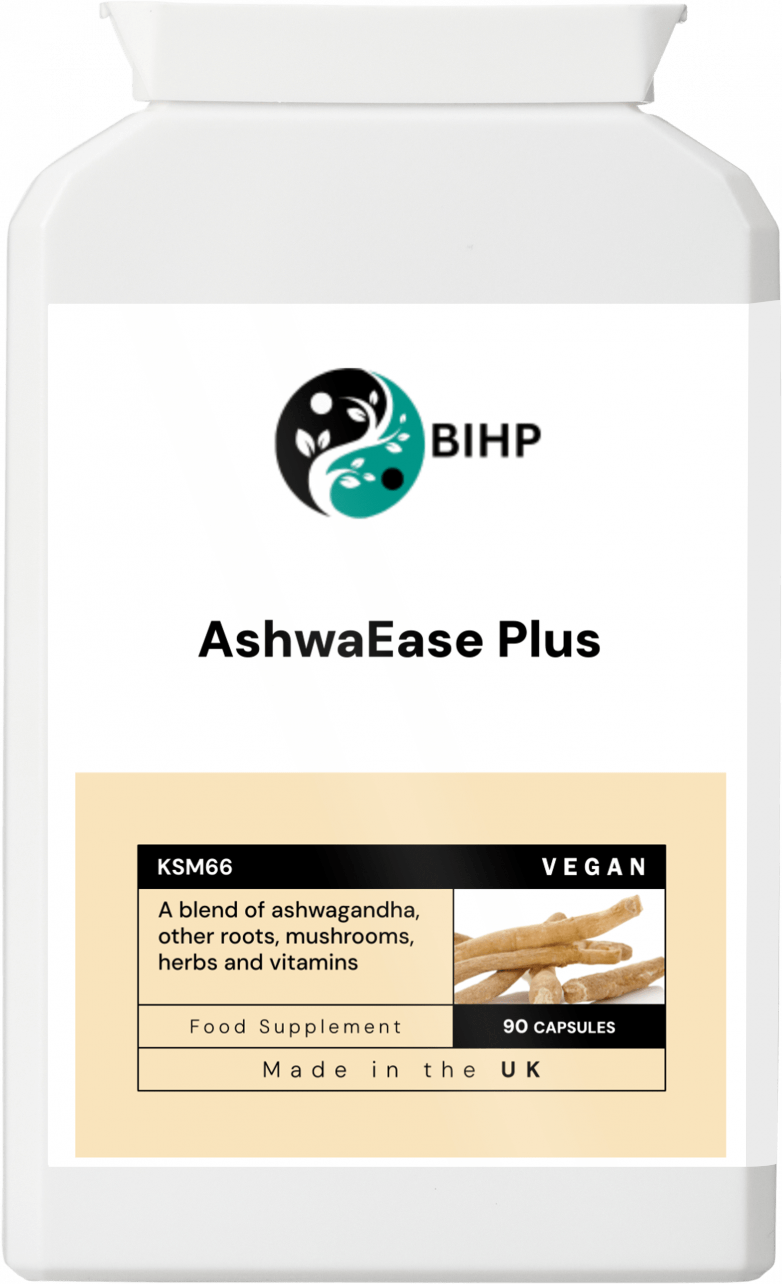 AshwaEase Plus – ashwagandha pills for stress, focus, and natural calm