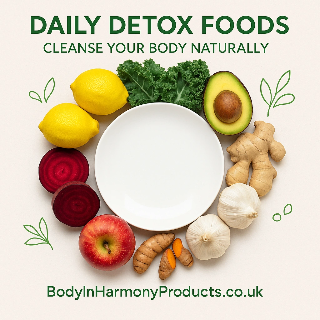 Daily Detox Foods that support digestion, liver health & energy levels. Cleanse gently and feel your best every day with nature’s nutrients.