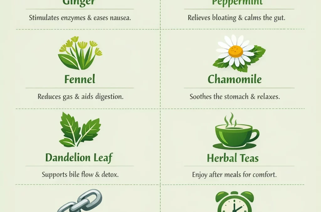 Herbs That Help With Digestion | Natural Digestive Support