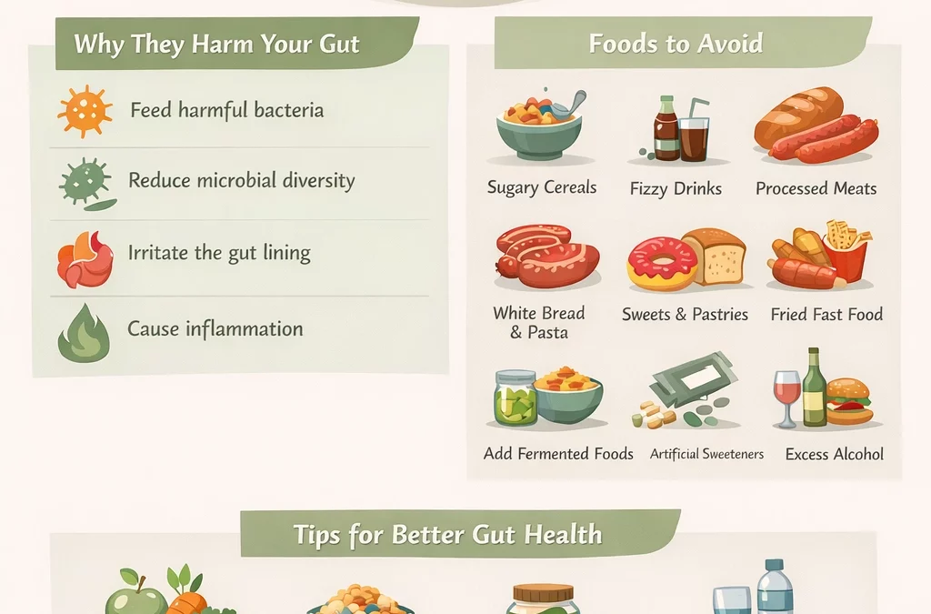 Worst Foods for Gut Health – What to Avoid for Better Digestion
