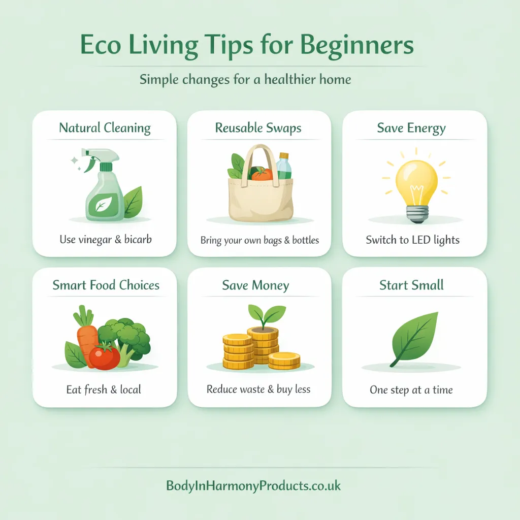 Discover eco living tips for beginners with simple, practical changes. Learn how to live sustainably and create a healthier home today.