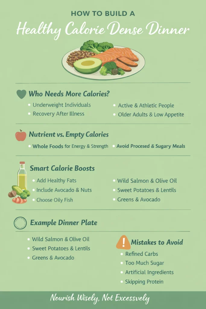 Need more energy from your meals? Learn how to create a healthy calorie dense dinner using whole foods that fuel recovery and support balance.