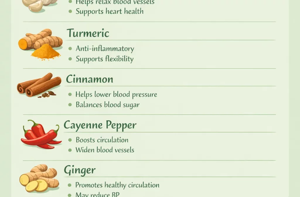 Spices to Lower Blood Pressure: Natural Support for Heart Health