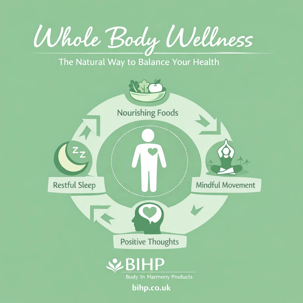 Discover whole body wellness through food, mindset and movement. Learn how to support balance, energy and everyday wellbeing naturally with us