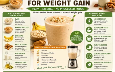 High Calorie Smoothies for Weight Gain | Natural & Easy Recipes
